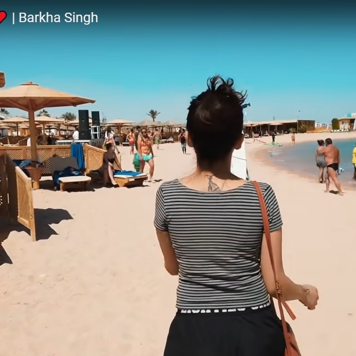 2021-03-02 Egypt 10 days Vlog tour with Indian YouTuber Barkha Singh - Hurghada Beach